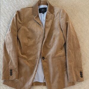 J. Crew Brown Corduroy Blazer with Notched Lapels